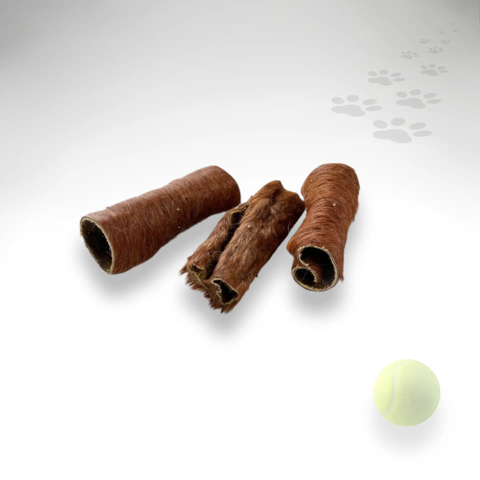 Pferde Fellstreifen kurz mit Größenvergleich Pferde Fellstreifen kurz im Größenvergleich