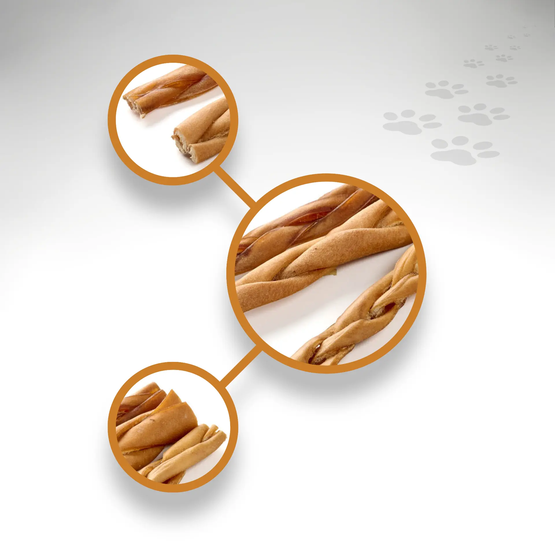 Pferdezopf Detais Details Zopf aus getrockneter Pferdehaut