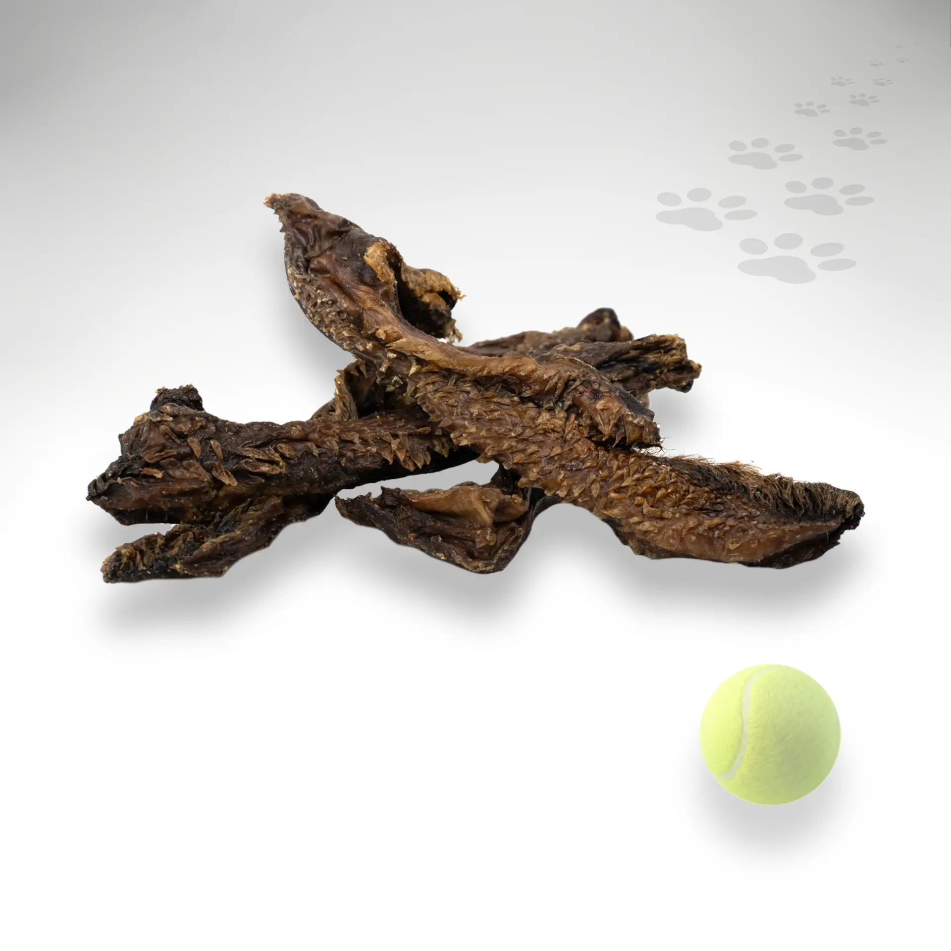 Rinder-Lefze lang: 100% natürlicher Kausnack Rinder-Lefze lang: 100% natürlicher Kausnack