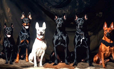 Banner große Hunde Banner Gruppe große Hunde