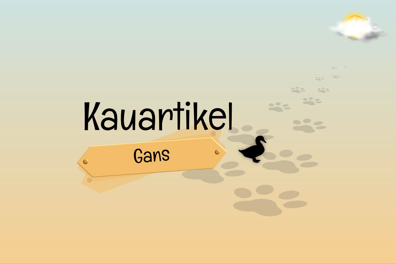 Kauartikel von der Gans