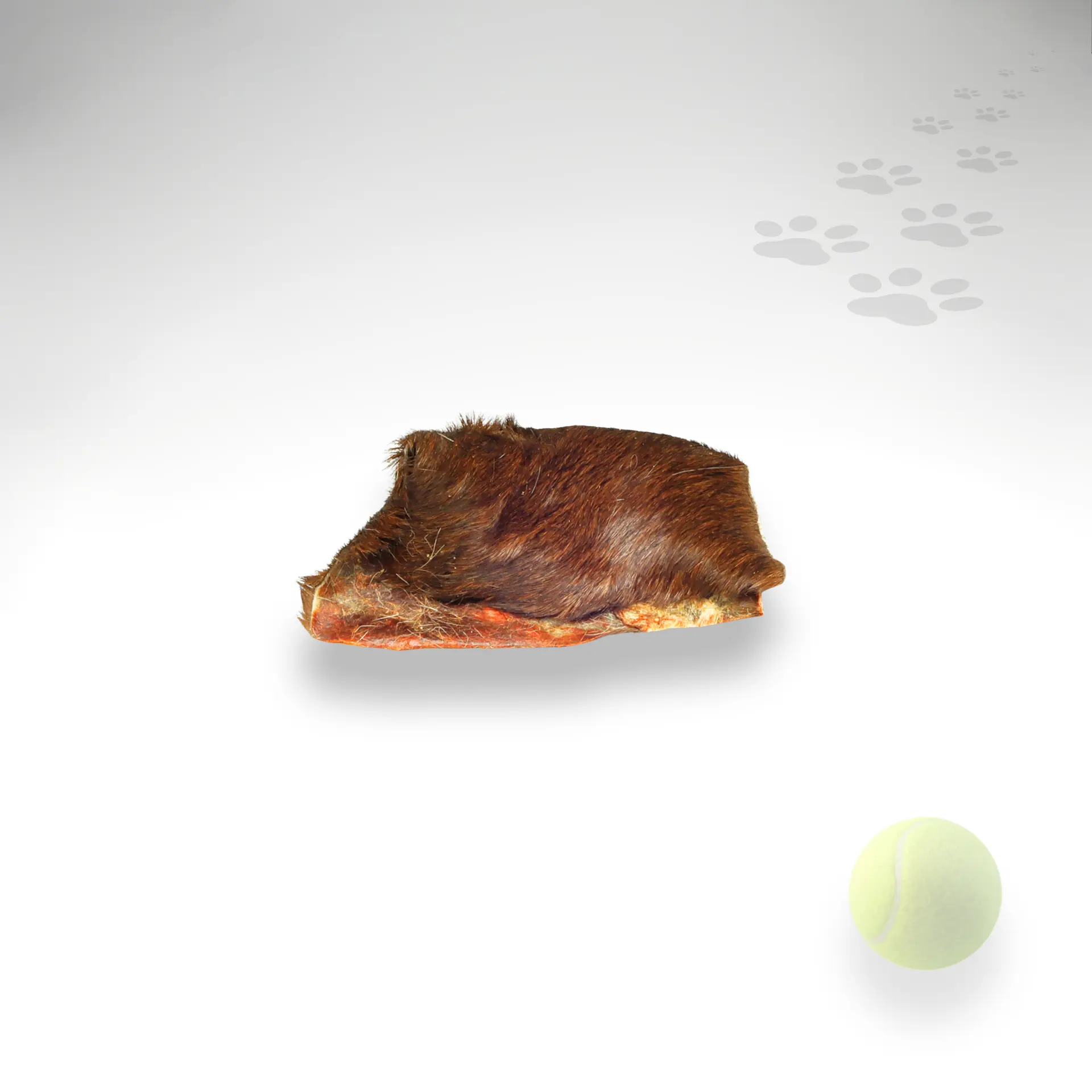 Pferde Fellstreifen Einzelstück Pferde Fellstreifen kurz Einzelstück mit Größenvergleich